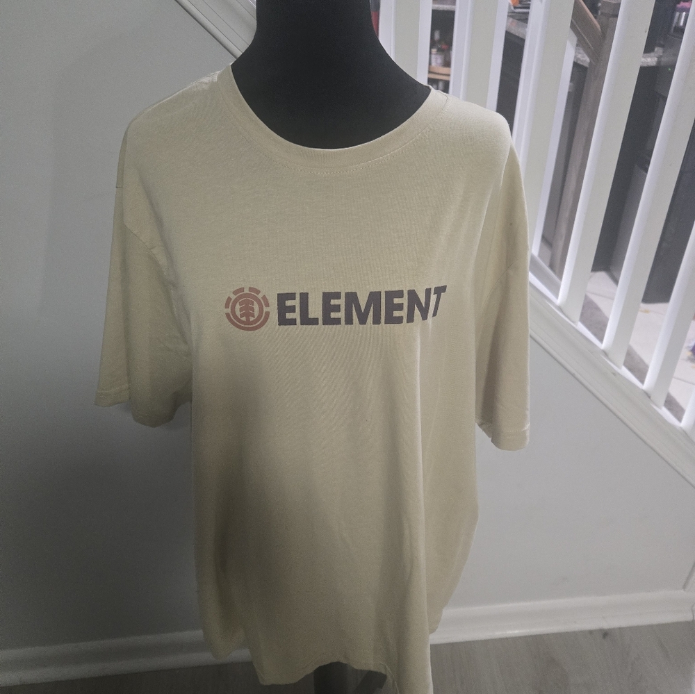 Xl mens element tan tshirt